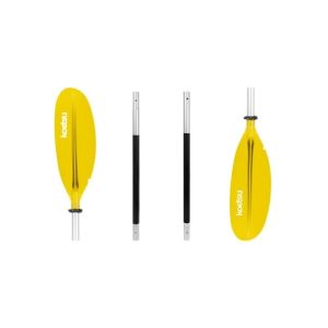 DSFSI Telescoping Emergency Boat Paddle Adjustable Length Aluminum Shaft Canoe Kayak Paddles  Lightweight Boat Oars For JetSki Boating Kayak Ore