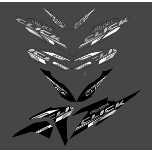 Striping Transparan Vario 125 Super Old Bohlam 2014 Vario Kzr Desain Vietnam Click Style - SVPGM-UV - GSI