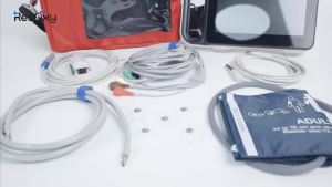 Resoxy E7 Portable Patient Monitor Case Vital Signs Monitor Carrying Storage Bag with Shoulder Strap Case Only