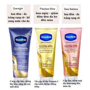 [Chính hãng] Sữa dưỡng thể Vaseline Healthy Bright Gluta HYA Serum 10X Thái Lan chai to 330ml