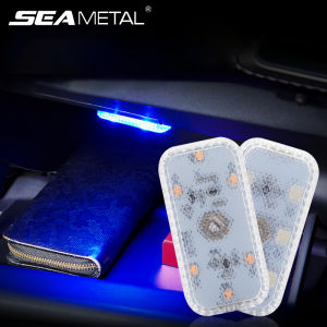 Magnetic Car LED Touch Lights Wireless Interior Light USB Roof Ceiling Reading Lamps for Door Foot Trunk Storage Box