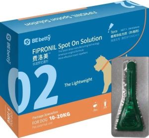 Pet FIPRONIL Spot Flea & Tick Treatment for Dogs Repellent Anti-Flea Anti-Itching