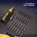 Deli Small Magnetic Repair Tools Kit 33 In 1 Mini Magnetics Precision Screwdriver Set DL1033D. 