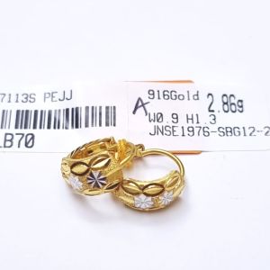 JIN JING SUBANG KATUP 2C EMAS 916 2.86G-3.20G