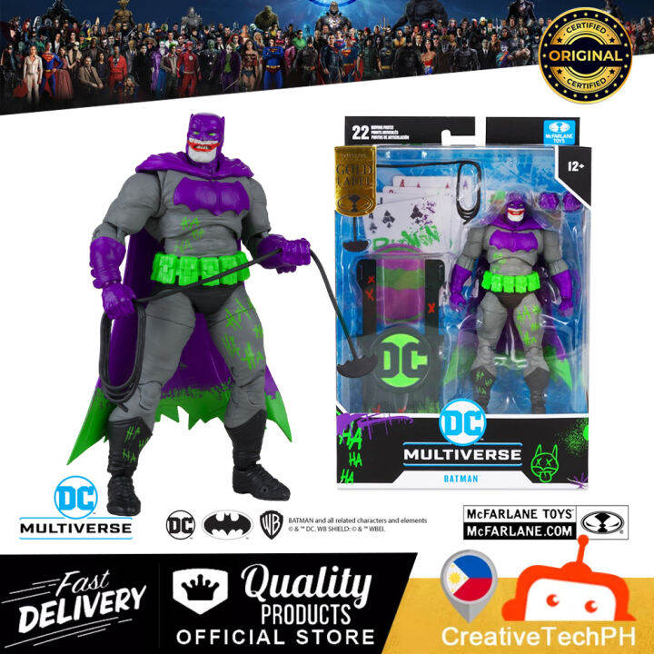 DC MULTIVERSE 7" - BATMAN (DARK KNIGHT RETURNS)(JOKERIZED) (GOLD LABEL ...