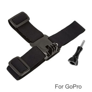 Elastic Adjustable Head Strap with Anti-Slide Glue action kamera mount Bracket untuk GoPro 12 BPRO 5