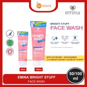 Emina Bright Stuff Face Wash Series 100ml - Facial Foam Sabun Cuci Muka