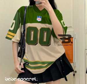 Baju Jersey Streetwear Number 00 / Jersey Hokey / Jersey Rugby / Jersey Olahraga / Vintage
