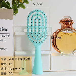 Hollow Curved Massage Hair Comb for Women Plastic Detangling Comb Voluminous Hair