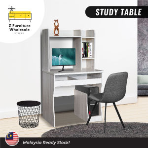 *READY STOCK* 2 in 1 ComputerTable / Study Desk / Writing Table / Meja Belajar Home Office / with Bookshelf / Bookcase Integrated Table / Meja Belajar denga Rak Buku / 电脑桌 / 书桌