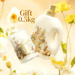 3 KG BOTARE Rose Laundry Detergent Liquid Sterilizing and Mite Removing Long Lasting Fresh Fragrance Gentle Formula for Home and Family Use