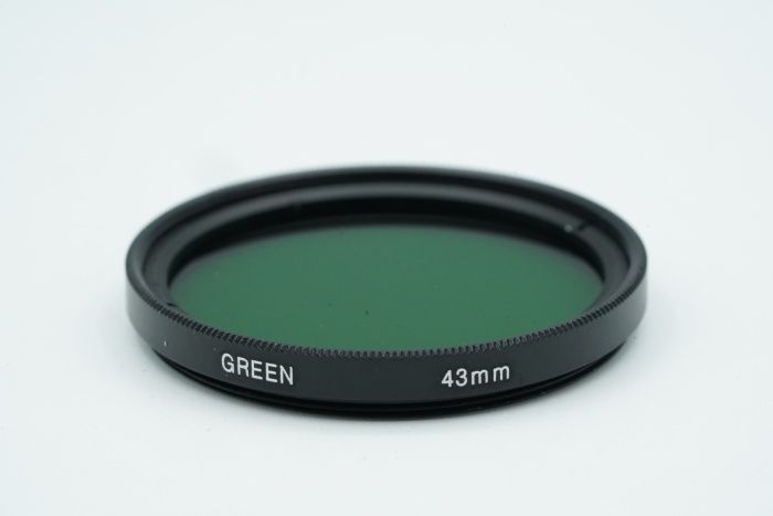 GREEN FILTER 43MM COLOR LENS FILTER 43 MM CAMERA FILTERS FILTER HIJAU