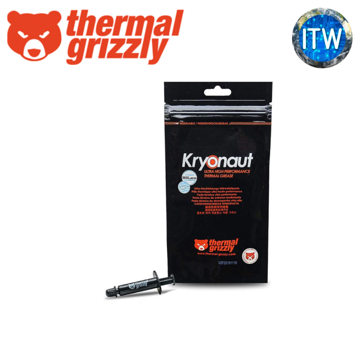 Thermal Grizzly - Kryonaut Extreme - 2 Gram - Extremly High Performance  Thermal Paste - for Maximum Thermal Conductivity While Overclocking