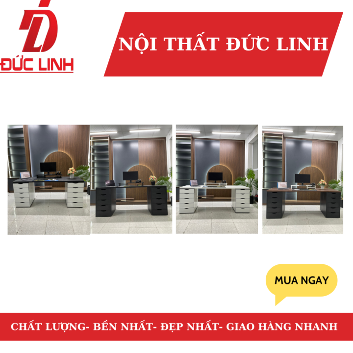 Bàn iKea, Bàn chơi game, bàn gaming, bàn học tập và làm việc ( 2 tủ ...