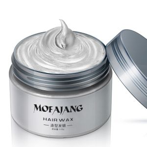 Three Magic Hair Makers Colored Hair Clay mofajang Grandma Gray Hair Wax for One-Time Styling