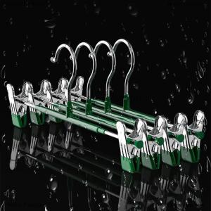 [COD] Home Fashion 1pc Metal Hanger With Clip Non-Slip Pants Rack Home High-Quality Color Hangers