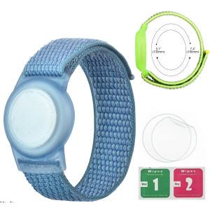 Airtag Wristband Kidsairtag Bracelet Compatible with AirTag Holder caseAdjustable Anti Lost GPS Trackers case Cover Watch Band Radius of 4.5 to 7.8 in for Girls Boys Elders