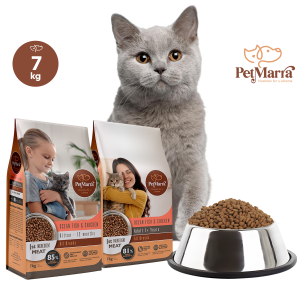 PetMarra Kitten / Adult Cat Dry Food Ocean Fish and Chicken Flavor 7kg Collection cats kittens pet foods kibbles