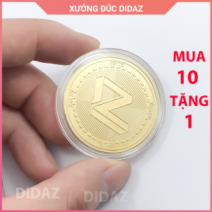 Đồng Xu Obyte Gbyte Bitcoin mạ vàng bạc 24k đồ lưu niệmtrang trísưu tầm quà tặng khách hàng hội nhóm GBYTE01