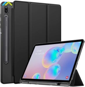 MoKo Case Fit Samsung Galaxy Tab S6 10.5 2019 Ultra Thin Slim Shell Trifold Stand Cover with Frosted Back with Auto Wake & Sleep for Galaxy Tab S6 10.5" SM-T860/T865 2019 Tablet