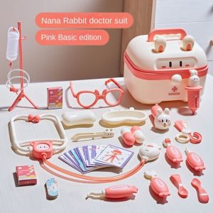 BEIBEI Simulation Dentist Box Doctor Pretend Role Play Kit Pretent Play Toys Educational Game Nurse Tools Bag Toys Doctor Toy Blue/Pink Kid Stethoscope Doctor Set Children Toys