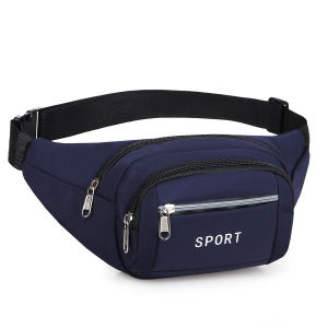 Sports Waist Bag for Men Messenger Bag Multifunctional Large-capacity Cashier Bag Outdoor Fashion Mobile Wallet