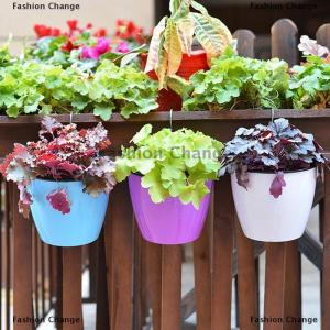[COD] Fashion Change Gardening Flower Pots Creative Wall Lazy Flower Pots Plastic Flower Plate