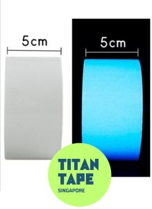 [TitanTape] Blue Glow in the Dark Luminous Tape