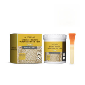 Gold Lacquer Water-Based Shiny Finish/Non-Toxic Metallic Coating For DIY Crafts/Home Decor/Quick-Drying Decorative Paint