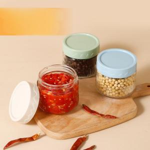 Sealed Fully Enclosed Glass Storage Jars 250ML Moisture-proof Storage Jar Seasoning Jar Refrigerator Noodle Box Multigrain Storage Tank Sealed Cans Canister Stash Jars for Serving Coffee Spice Snacks Candy Grains Cookies Tea