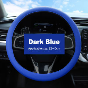 Universal Silicone Car Steering Wheel Cover 36–40cm – Soft Non-Slip Wear-Resistant Protective Car Accessory