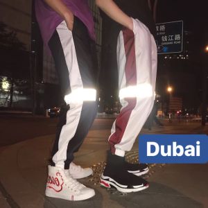 Quần Jogger thể thao Hiphop Nam Nữ Viền Vạch Phản Quang - DUBAI FASHION
