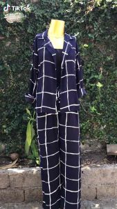 Oneset Kemeja & Kulot Navy: Ukuran & Kualitas Tinggi