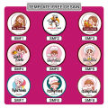 Stiker Label Makanan Bentuk Bulat Sticker Custom Kemasan Toples. 