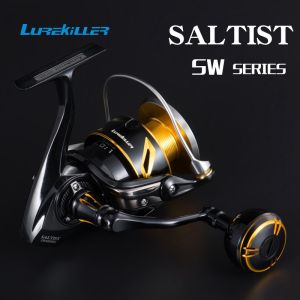 Japan Lurekiller Full Metal Spinning Jigging Saltist Reel SW4000XG- SW10000HG 35kgs Drag Ocea Boat Popping Fishing Reel