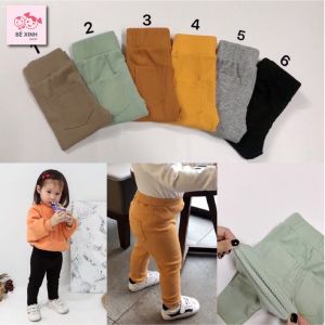 [FREESHIP] Quần Thun Gân Len Tăm Legging Cho Bé Trai Bé Gái BX02 Chất Gân Tăm Loại 1 Dày Mịn Thoáng Khí Nhiều Màu Phù Hợp Với Cả Bé Trai Và Bé Gái - Bé Xinh Shop