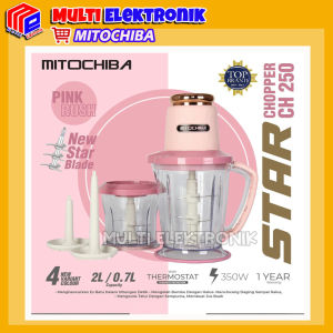 Chopper Mitochiba CH-250 / CH250 / CH 250 New Star Blade 2L - 9 Mata Pisau Penggiling Daging Buah dan Sayur