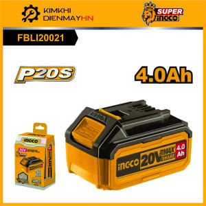 Pin 20v 4.0AH INGCO FBLI2002 FBLI20021 (Mẫu mới)  | pin sạc có dung lượng pin Lithium-ion 4.0Ah