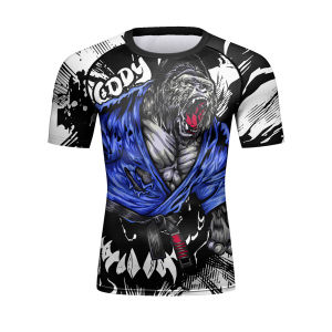 ชุดเสื้อเจอร์ซีย์มอเตอร์ไซค์แขนยาวสำหรับผู้ชาย นักปั่นจักรยาน กีฬา ยูนิเซ็กซ์ เสื้อเจอร์ซีย์กีฬาพิมพ์ 3D แบบบีบอัด เสื้อยิม ชุดกีฬาสำหรับทุกเพศ