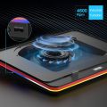 [Ship within 24 hours]Original IETS GT500 Powerful Turbo-Fan  RGB Laptop Cooling Pad with Infinitely Variable Speed,Seal Foam for Rapid Cooling Gaming Laptop,Dust Filter for Protect Laptop,13-17.3inch Laptop Cooler. 