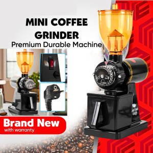 ORI One Two Cups Grinder Mesin Alat Penggiling Kopi kering mentah listrik Elektrik Adjustable 600N
