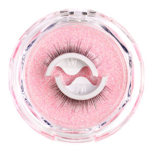 MAGEFY Eyelashes 3D Self Adhesive Eyelashes No Glue Reusable Curly Thick Wispy Eyelash Makeup