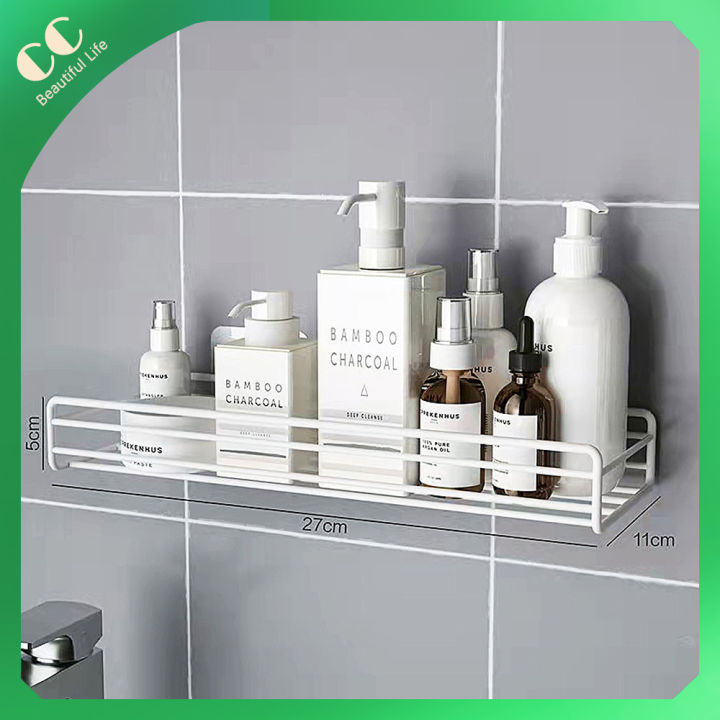 CC Bathroom Corner Storage Hanging Shelf Rack Toilet Organizer Kitchen ...