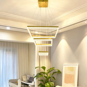 Villa Living Room Chandelier Luxury Highend Mid To High Rise Building Acrylic Chandelier Duplex Building Large Chandelier Newled ﻿
