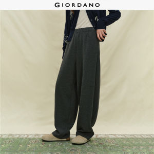 Giordano Women Marl knit elastic waist pants Free Shipping 18415225