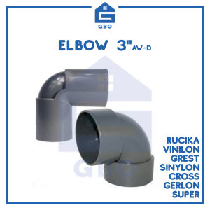 KENI 3"  GREST SINYLON / KNEE 3 INCH / ELBOW / BELOKAN PIPA PVC MURAH / GERLON / SUPER (MAX ORDER 30PCS)