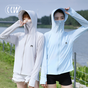 CCW UPF 50+ UV Womens Anti UV Clothing Sun Protection Hooded Breathable Cooling Coats for Outdoor Sport Cycling