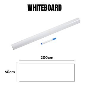 🇸🇬PVC Whiteboard Blackboard Wall Sticker/ Chalkboard Stickers - Black White Writing Drawing Memo Chalk Board School Clas