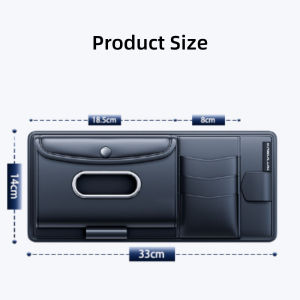 Sun Visor Tissue Organizer Magnetic Glasses Clip Card Holder Multi-Functional Car Sunvisor Storage