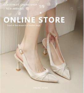 Huilm womens high-heeled sandals with a high heel of 6cm in summer womens 2024 new temperament pointed toe stiletto baotou one-word buckle French high-heeled shoes banquet shoes wedding shoes Heeled Sandals